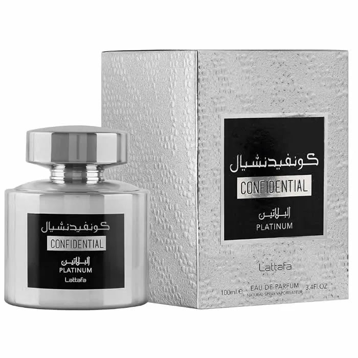 LATTAFA Confidential Platinum – Eau de Parfum homme 100 ml